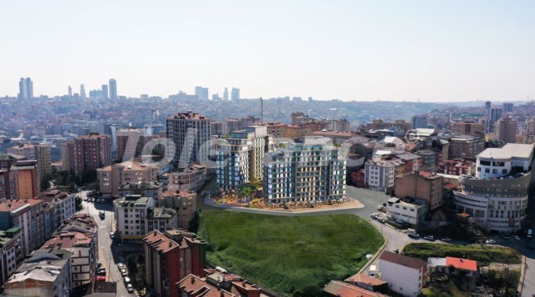 Квартира от застройщика в Кягытхане, Стамбул с бассейном в рассрочку: купить недвижимость в Турции - 66384