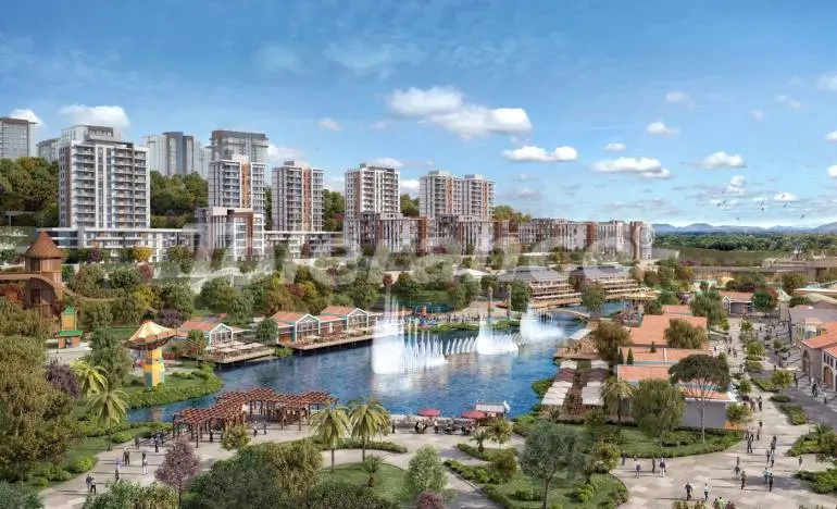 Квартира в Кягытхане, Стамбул с бассейном в рассрочку: купить недвижимость в Турции - 26389