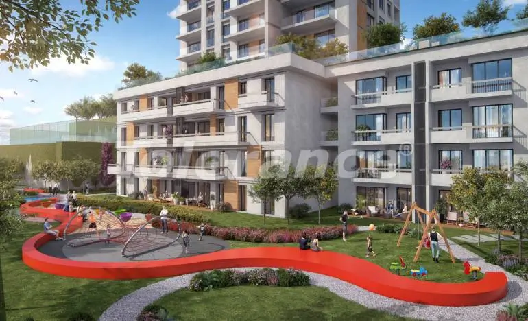 Квартира в Кягытхане, Стамбул с бассейном в рассрочку: купить недвижимость в Турции - 26390