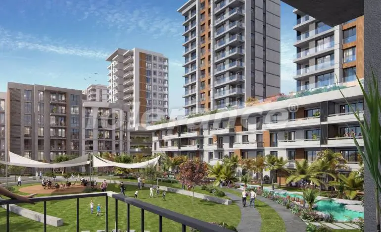 Квартира в Кягытхане, Стамбул с бассейном в рассрочку: купить недвижимость в Турции - 26391