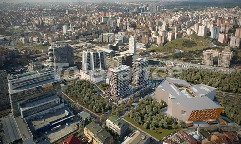 Квартира от застройщика в Кягытхане, Стамбул с бассейном в рассрочку: купить недвижимость в Турции - 37583