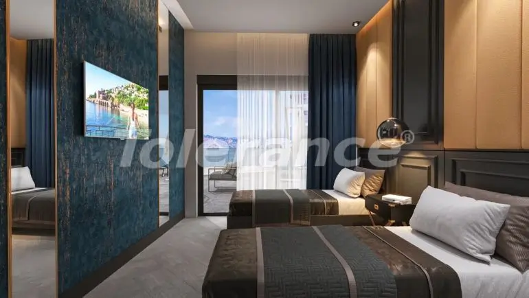 Квартира от застройщика в Каргыджак, Аланья вид на море с бассейном - 27887 Квартира от застройщика в Каргыджак, Аланья вид на море с бассейном: купить недвижимость в Турции - 27887