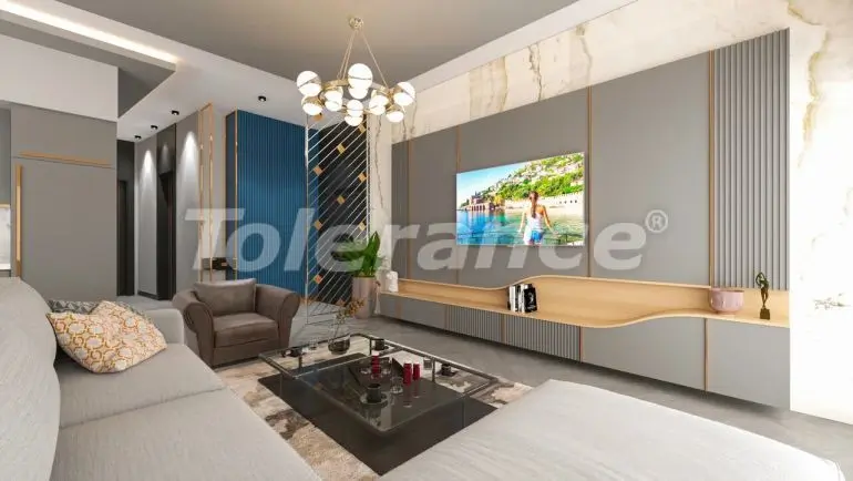 Квартира от застройщика в Каргыджак, Аланья вид на море с бассейном - 27890 Квартира от застройщика в Каргыджак, Аланья вид на море с бассейном: купить недвижимость в Турции - 27890