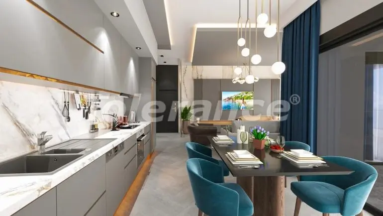 Квартира от застройщика в Каргыджак, Аланья вид на море с бассейном - 27892 Квартира от застройщика в Каргыджак, Аланья вид на море с бассейном: купить недвижимость в Турции - 27892