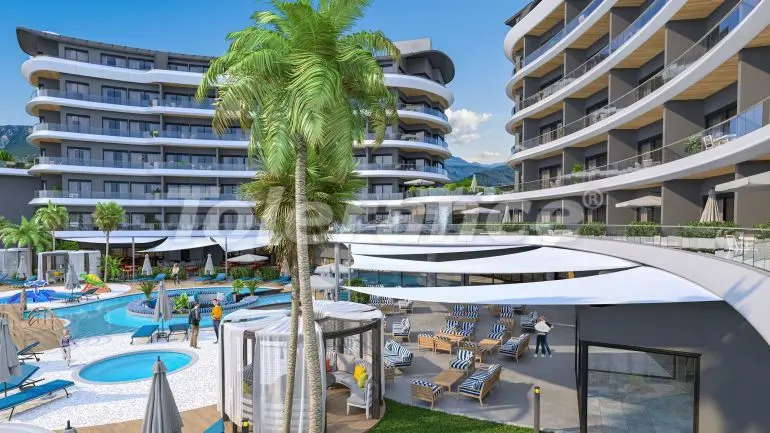 Квартира от застройщика в Каргыджак, Аланья вид на море с бассейном - 27898 Квартира от застройщика в Каргыджак, Аланья вид на море с бассейном: купить недвижимость в Турции - 27898