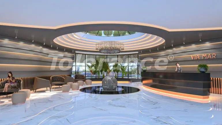 Квартира от застройщика в Каргыджак, Аланья вид на море с бассейном - 27910 Квартира от застройщика в Каргыджак, Аланья вид на море с бассейном: купить недвижимость в Турции - 27910