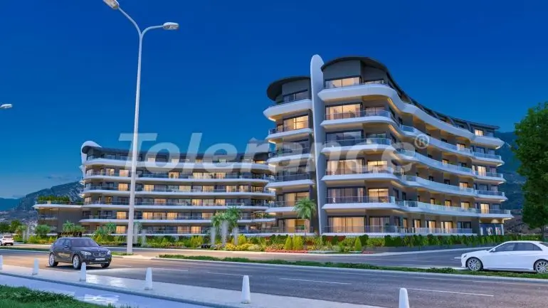 Квартира от застройщика в Каргыджак, Аланья вид на море с бассейном - 27917 Квартира от застройщика в Каргыджак, Аланья вид на море с бассейном: купить недвижимость в Турции - 27917