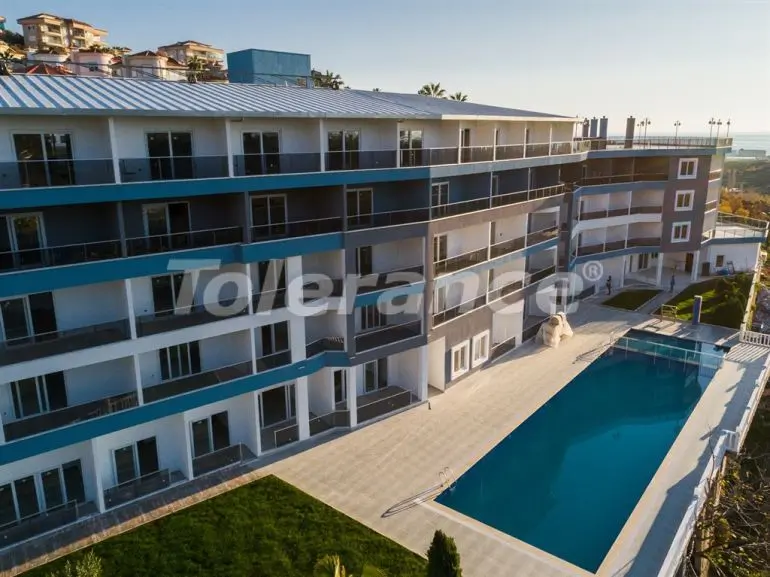 Квартира в Каргыджак, Аланья вид на море с бассейном в рассрочку: купить недвижимость в Турции - 28642