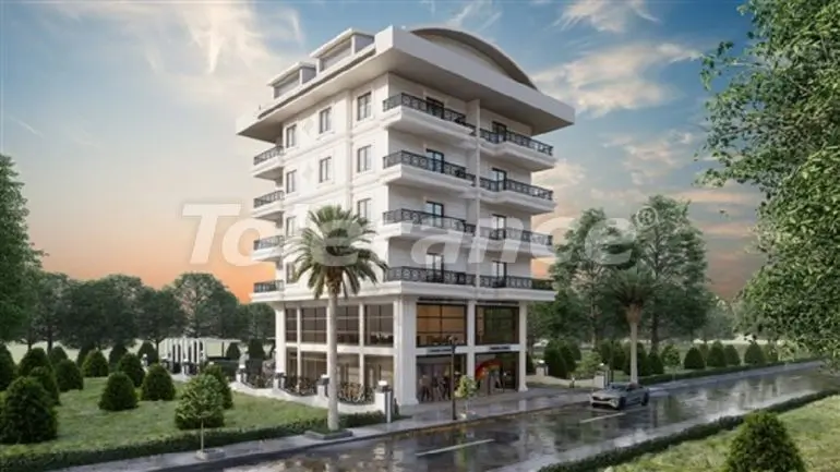 Квартира в Каргыджак, Аланья вид на море с бассейном: купить недвижимость в Турции - 39290