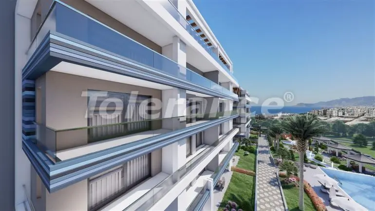 Квартира от застройщика в Каргыджак, Аланья вид на море с бассейном: купить недвижимость в Турции - 39773