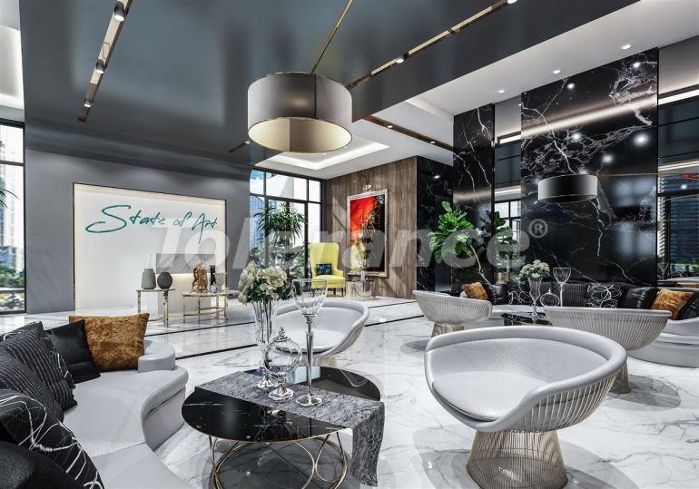 Квартира от застройщика в Каргыджак, Аланья вид на море с бассейном: купить недвижимость в Турции - 41140