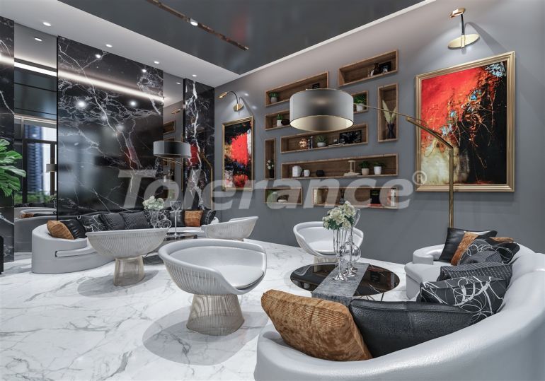 Квартира от застройщика в Каргыджак, Аланья вид на море с бассейном: купить недвижимость в Турции - 41141