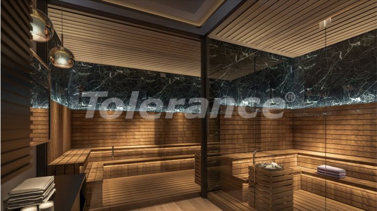 Квартира от застройщика в Каргыджак, Аланья вид на море с бассейном: купить недвижимость в Турции - 41142