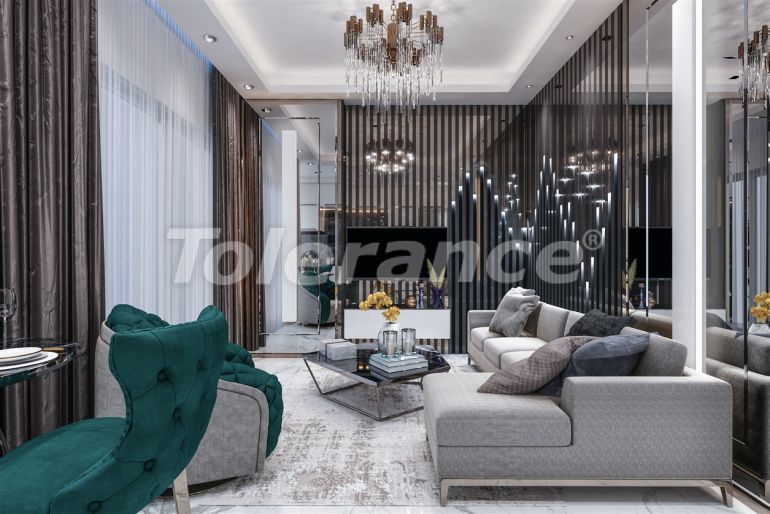 Квартира от застройщика в Каргыджак, Аланья вид на море с бассейном: купить недвижимость в Турции - 41162