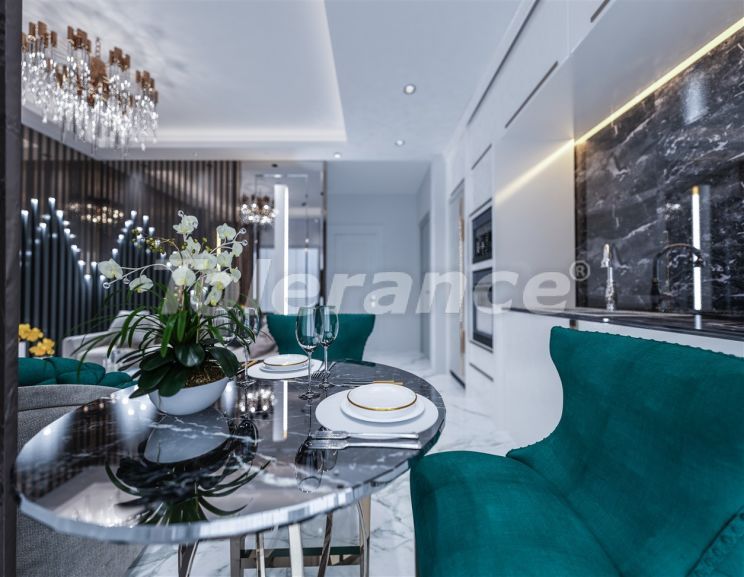 Квартира от застройщика в Каргыджак, Аланья вид на море с бассейном: купить недвижимость в Турции - 41166