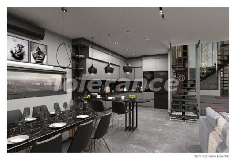 Квартира от застройщика в Каргыджак, Аланья вид на море с бассейном - 41185 Квартира от застройщика в Каргыджак, Аланья вид на море с бассейном: купить недвижимость в Турции - 41185