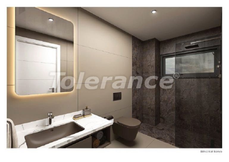 Квартира от застройщика в Каргыджак, Аланья вид на море с бассейном - 41187 Квартира от застройщика в Каргыджак, Аланья вид на море с бассейном: купить недвижимость в Турции - 41187