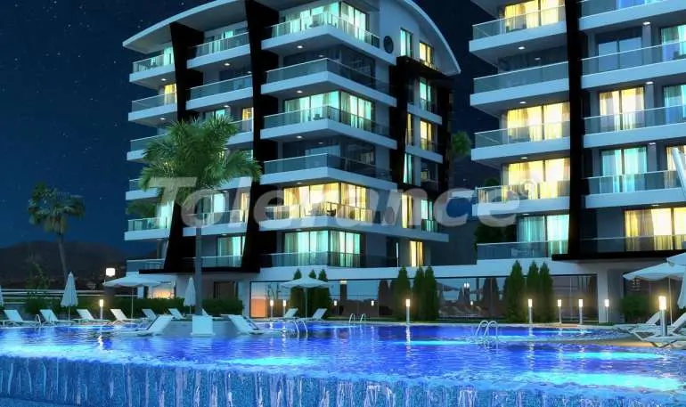 Квартира от застройщика в Каргыджак, Аланья вид на море с бассейном: купить недвижимость в Турции - 5323