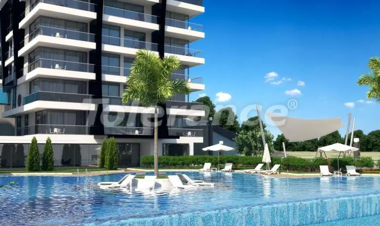 Квартира от застройщика в Каргыджак, Аланья вид на море с бассейном: купить недвижимость в Турции - 5326