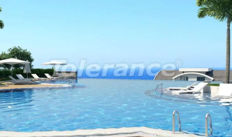 Квартира от застройщика в Каргыджак, Аланья вид на море с бассейном: купить недвижимость в Турции - 5328