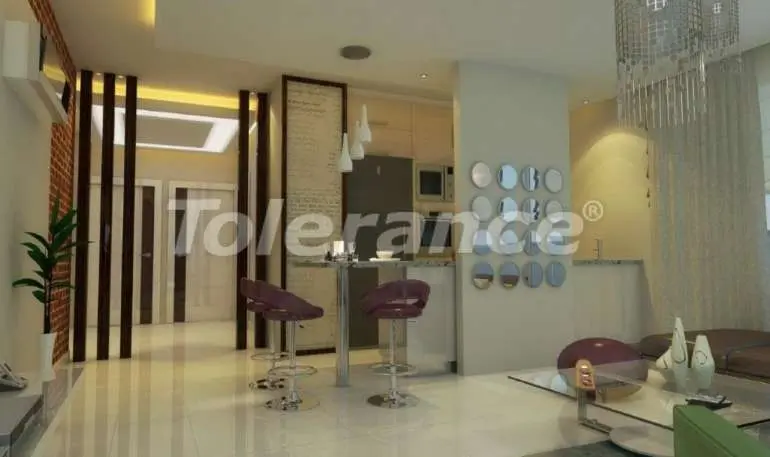 Квартира от застройщика в Каргыджак, Аланья вид на море с бассейном: купить недвижимость в Турции - 5335