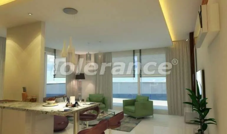 Квартира от застройщика в Каргыджак, Аланья вид на море с бассейном: купить недвижимость в Турции - 5337