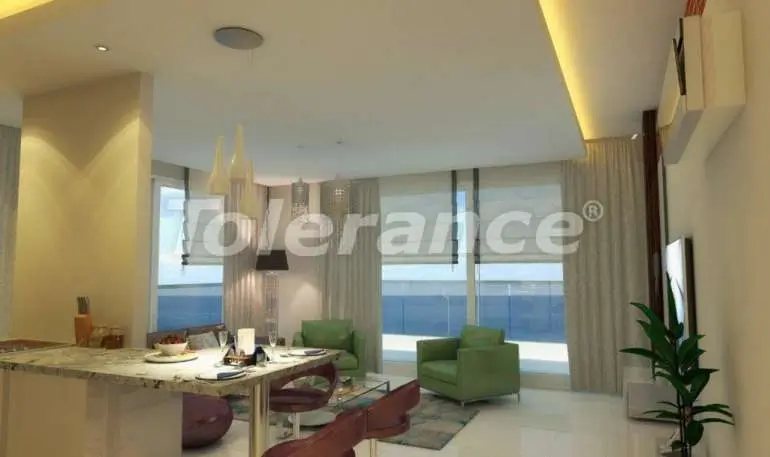 Квартира от застройщика в Каргыджак, Аланья вид на море с бассейном: купить недвижимость в Турции - 5339