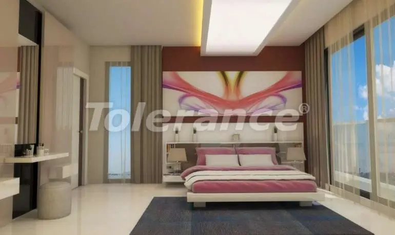 Квартира от застройщика в Каргыджак, Аланья вид на море с бассейном: купить недвижимость в Турции - 5340