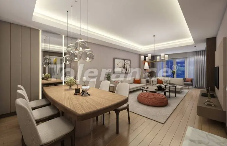 Квартира в Картал, Стамбул вид на море с бассейном: купить недвижимость в Турции - 36309