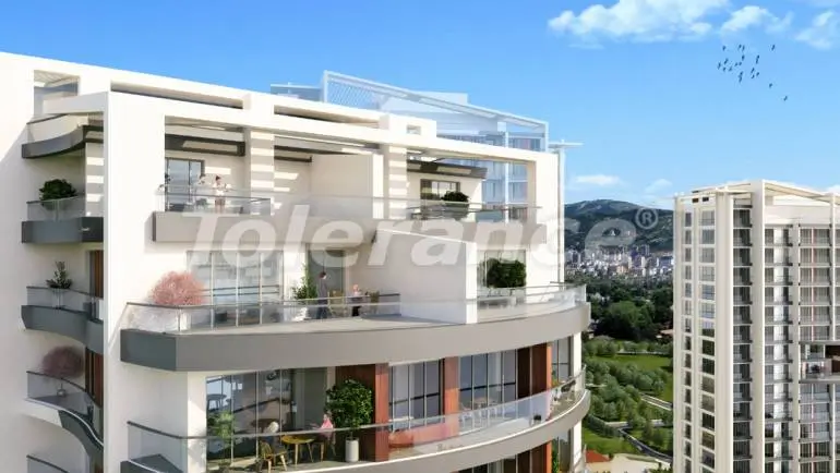 Квартира в Картал, Стамбул вид на море с бассейном: купить недвижимость в Турции - 36310