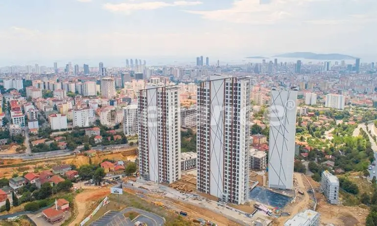 Квартира в Картал, Стамбул вид на море с бассейном: купить недвижимость в Турции - 37701