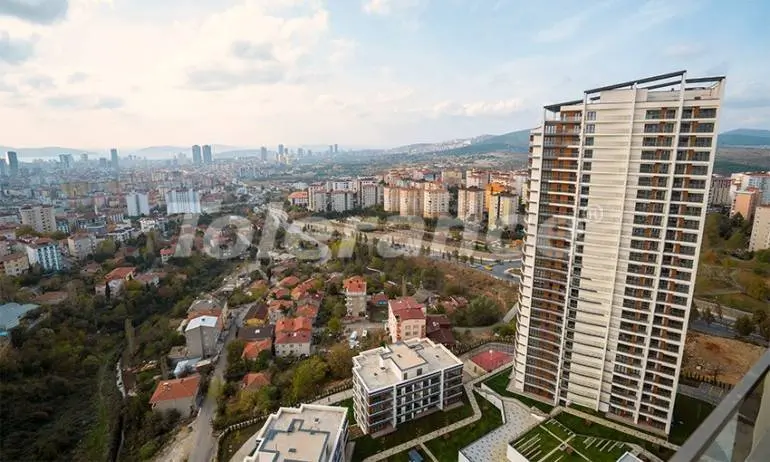 Квартира в Картал, Стамбул вид на море с бассейном: купить недвижимость в Турции - 37703