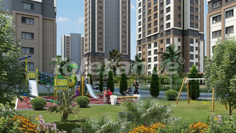 Квартира от застройщика в Картал, Стамбул вид на море с бассейном: купить недвижимость в Турции - 50749