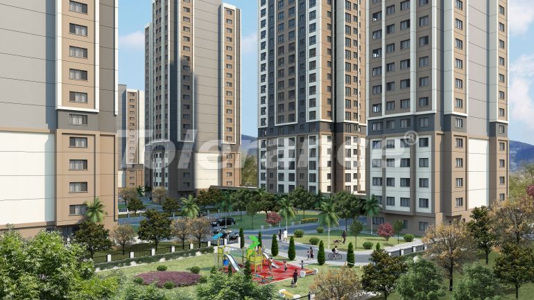 Квартира от застройщика в Картал, Стамбул вид на море с бассейном: купить недвижимость в Турции - 50750