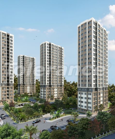 Квартира от застройщика в Картал, Стамбул вид на море с бассейном: купить недвижимость в Турции - 50753