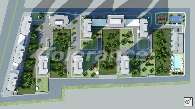 Квартира от застройщика в Картал, Стамбул вид на море с бассейном: купить недвижимость в Турции - 50760