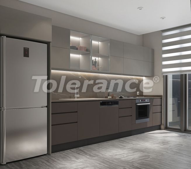 Квартира от застройщика в Картал, Стамбул вид на море с бассейном: купить недвижимость в Турции - 65413