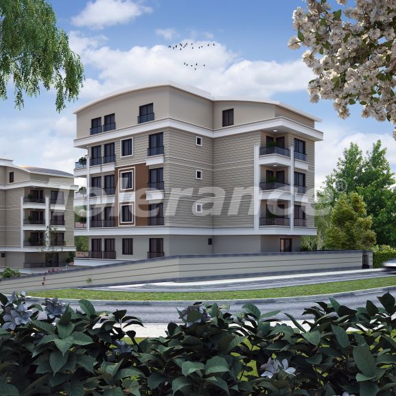 Квартира от застройщика в Кепез, Анталия с бассейном в рассрочку: купить недвижимость в Турции - 100592