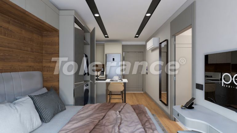 Квартира от застройщика в Кепез, Анталия с бассейном в рассрочку: купить недвижимость в Турции - 100603