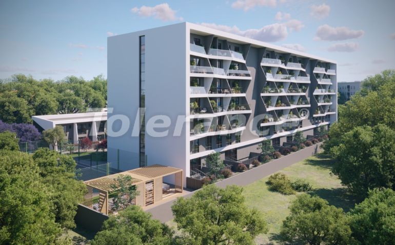 Квартира от застройщика в Кепез, Анталия с бассейном в рассрочку: купить недвижимость в Турции - 100631