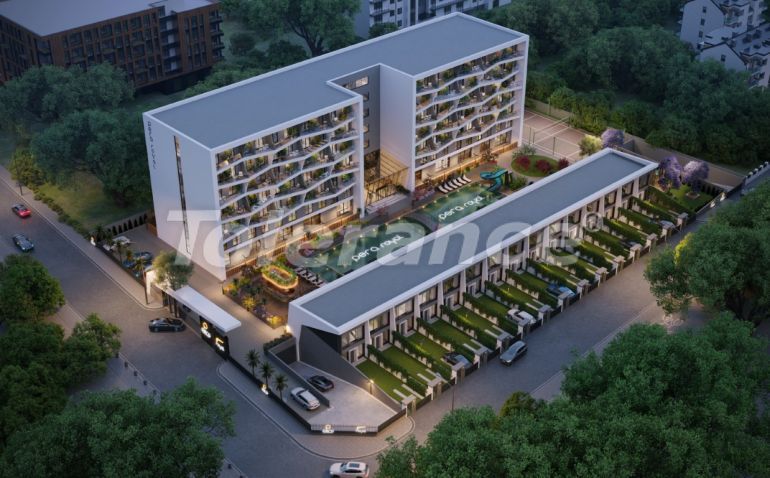 Квартира от застройщика в Кепез, Анталия с бассейном в рассрочку: купить недвижимость в Турции - 100633