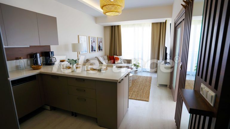 Квартира от застройщика в Кепез, Анталия с бассейном - 100953 Квартира от застройщика в Кепез, Анталия с бассейном: купить недвижимость в Турции - 100953