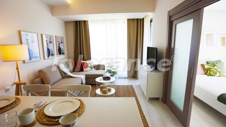 Квартира от застройщика в Кепез, Анталия с бассейном - 100962 Квартира от застройщика в Кепез, Анталия с бассейном: купить недвижимость в Турции - 100962