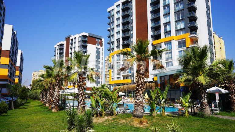 Квартира в Кепез, Анталия с бассейном: купить недвижимость в Турции - 101001