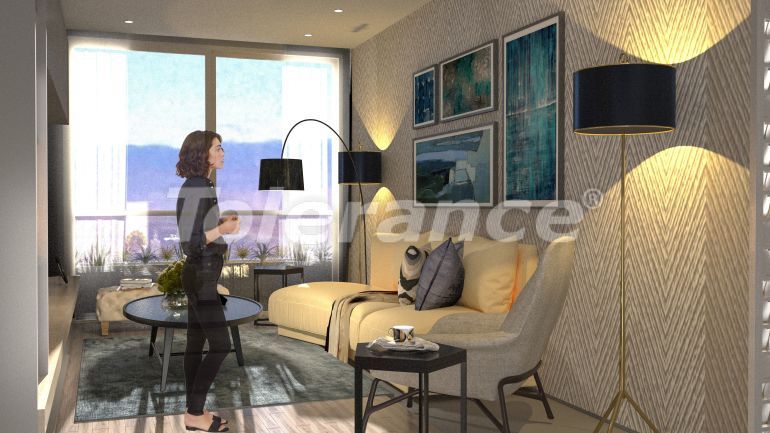 Квартира от застройщика в Кепез, Анталия с бассейном в рассрочку: купить недвижимость в Турции - 109007