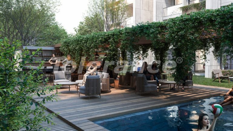 Квартира от застройщика в Кепез, Анталия с бассейном в рассрочку: купить недвижимость в Турции - 109017