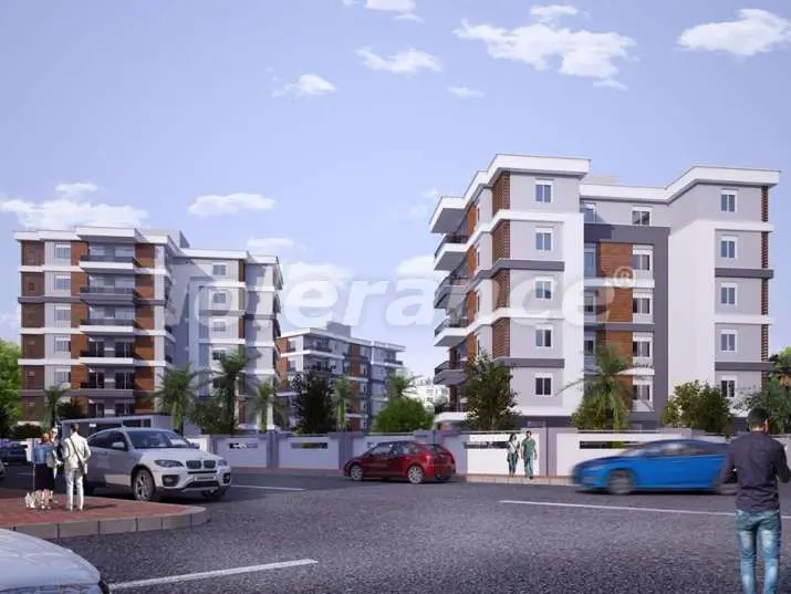Квартира от застройщика в Кепез, Анталия с бассейном - 12081 Квартира от застройщика в Кепез, Анталия с бассейном: купить недвижимость в Турции - 12081