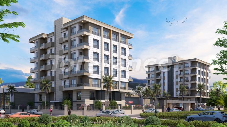 Квартира от застройщика в Кепез, Анталия с бассейном в рассрочку: купить недвижимость в Турции - 128013