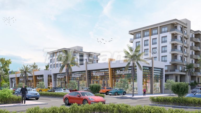 Квартира от застройщика в Кепез, Анталия с бассейном в рассрочку: купить недвижимость в Турции - 128037