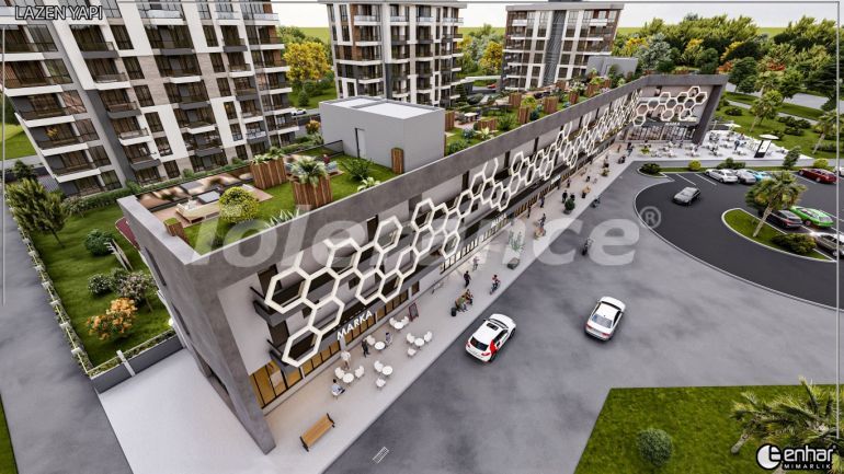 Квартира от застройщика в Кепез, Анталия с бассейном в рассрочку: купить недвижимость в Турции - 128226